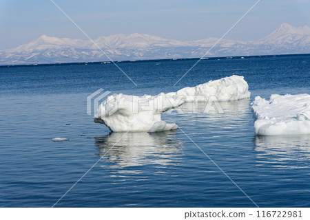 Drift ice on the Notsuke Peninsula Drift ice on the Notsuke Peninsula 116722981
