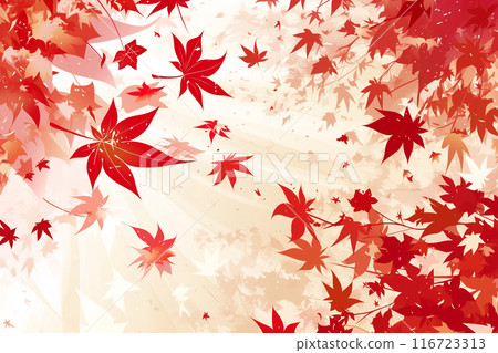 Autumn leaves, autumn material 116723313