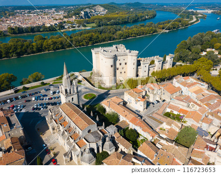 Aerial view of Chateau de Tarascon Aerial view of Chateau de Tarascon 116723653
