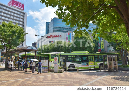 In front of Akabane Station on a sunny day, Tokyo In front of Akabane Station on a sunny day, Tokyo 116724614