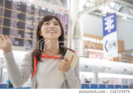 機場的國際學生 116724979