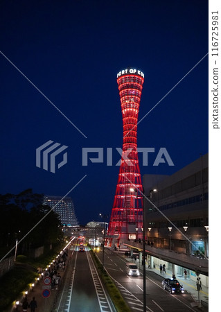 Night view of Kobe 116725981