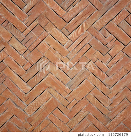 herringbone tile rectangular tiles arranged in a zigzag pattern 116726179