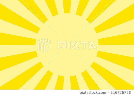 Frame, concentrated lines, background, yellow 116726738