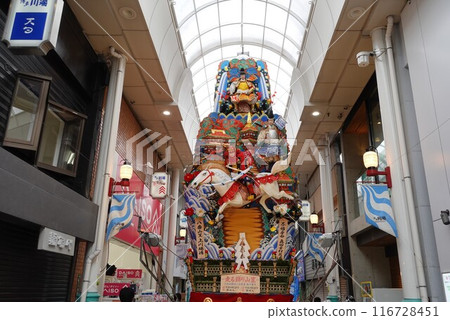 博多祗園上川端街跑第8號裝飾山笠 - 真田幸村，冒著生命危險 - 2024 116728451