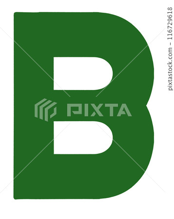 簡單字母B插畫素材 簡單字母B插畫素材 116729618