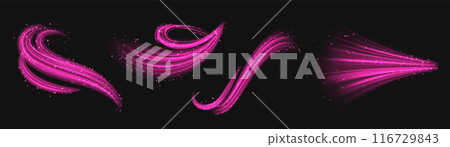 Pink wind wave. Magic air fragrance flow effect 116729843