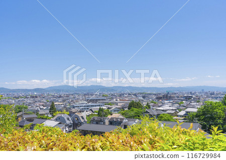 View from the hilltop of Kegon-ji Temple (Suzumushi-dera Temple) in Arashiyama, Kyoto View from the hilltop of Kegon-ji Temple (Suzumushi-dera Temple) in Arashiyama, Kyoto 116729984