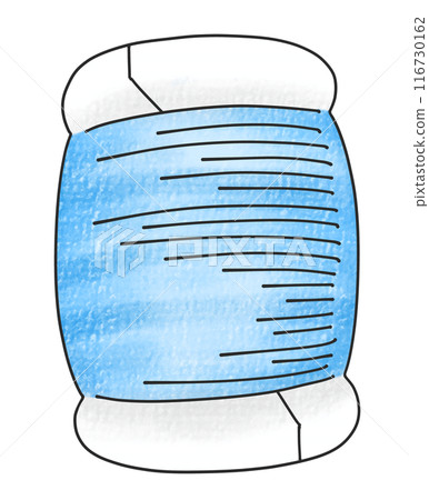 Loose simple sewing thread Analog style 116730162