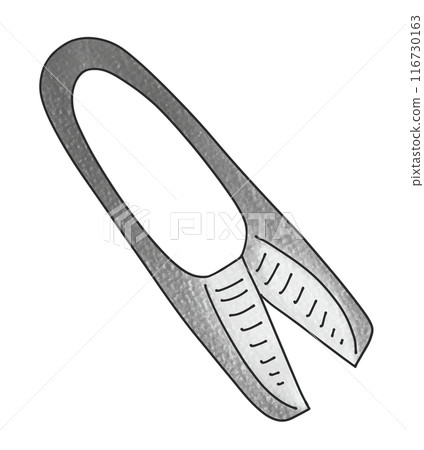 Loose-fitting simple thread scissors, analog style 116730163