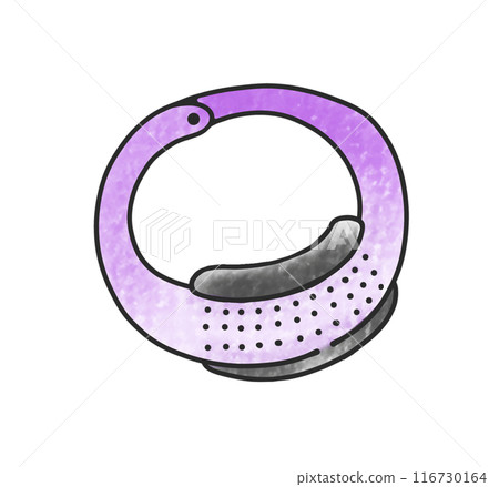 Loose and simple finger hole, analog style 116730164