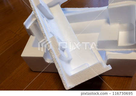 White foam cushioning material 116730695