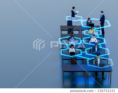 Networked Deskwork 116731231
