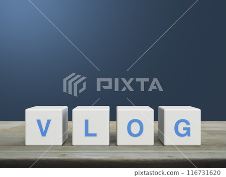 Vlog video marketing concept 116731620