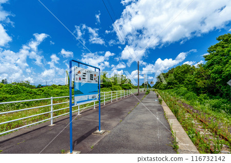 [Aomori JR Minmaya Station] The northernmost station on the Tsugaru Peninsula. The terminal station of the section that was closed due to heavy rain damage. 116732142