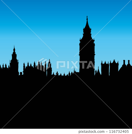 Big Ben. Vector drawing Big Ben. Vector drawing 116732405