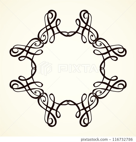 Vignette. Vector drawing 116732786