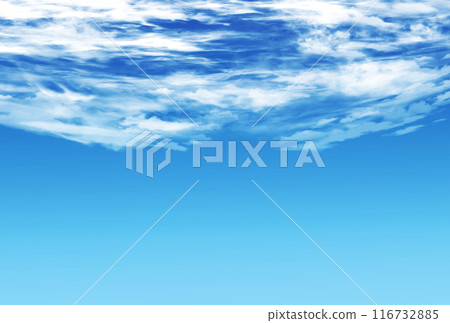 Background material_blue sky and clouds 116732885