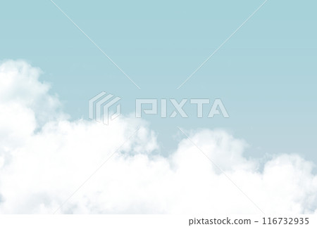 Background material_blue sky and clouds Background material_blue sky and clouds 116732935