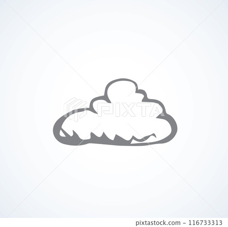 Cloud. Vector illustration 116733313