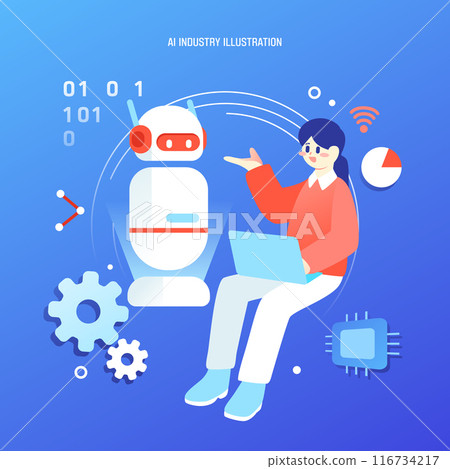 Artificial Intelligence Industry Science Illustration Artificial Intelligence Industry Science Illustration 116734217