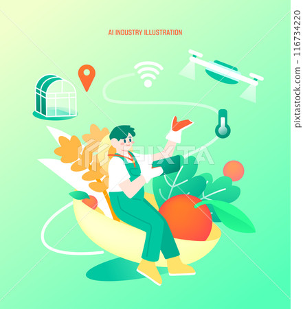 Artificial Intelligence Industry Science Illustration Artificial Intelligence Industry Science Illustration 116734220
