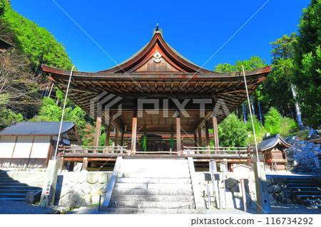 [Shiga Prefecture] Hiyoshi Taisha Shrine (Higashihongu) on a sunny day 116734292