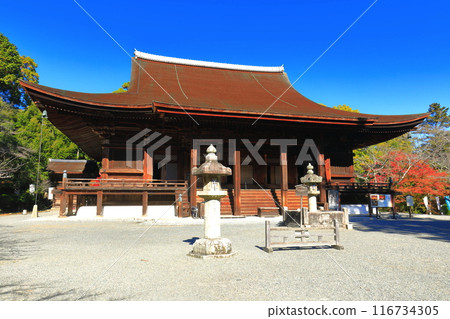 [滋賀縣]晴天的三井寺（溫城寺）近藤 116734305