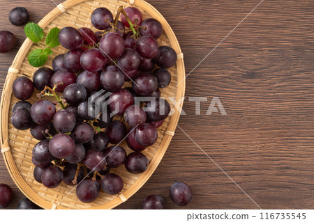 grapes fresh fruit taiwan top view Grape fruit fresh ぶどう grapes fresh fruit taiwan top view Grape fruit fresh ぶどう 116735545