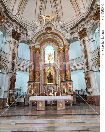 Altea, Spain Inside of Our Lady of Consuelo church in Altea, Altea, Spain Inside of Our Lady of Consuelo church in Altea, 116735928
