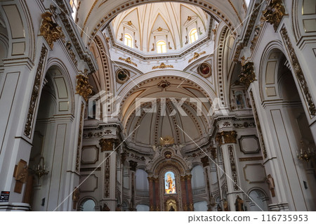 Altea, Spain Inside of Our Lady of Consuelo church in Altea, Altea, Spain Inside of Our Lady of Consuelo church in Altea, 116735953