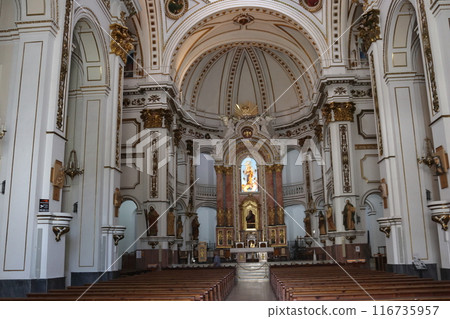 Altea, Spain Inside of Our Lady of Consuelo church in Altea, Altea, Spain Inside of Our Lady of Consuelo church in Altea, 116735957