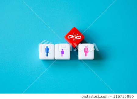 Family separation, the child remains with the father. Deprivation of mother's parental rights. Breakdown of relationships and connections. Illegal deprivation of contact between mother and her kid. 116735990