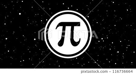 Pi day. Science Space Illustration. Infinitely concept 116736664