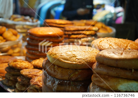 Shopkeeper Sale Bread at Zakaria Street Shopkeeper Sale Bread at Zakaria Street 116736746
