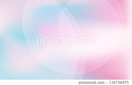 Pink blue pastel color gradient abstract background with circles. 116736975