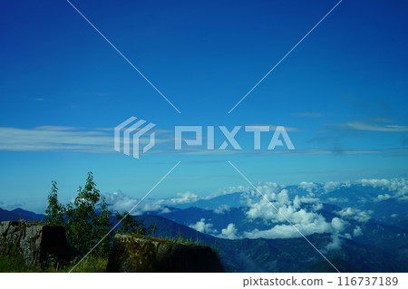 Sikkim Silk Route Skyline top View Sikkim Silk Route Skyline top View 116737189