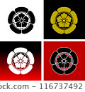 Oda Nobunaga's family crest, the Oda quince 116737492