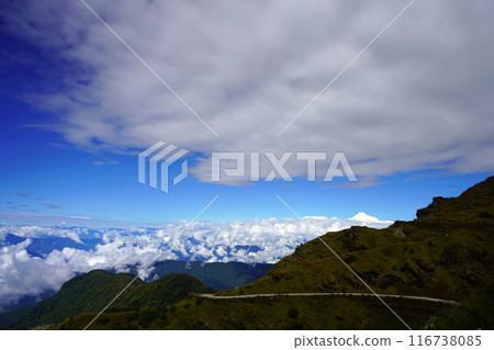 Mountain Road Bends at Silk Route Sikkim Mountain Road Bends at Silk Route Sikkim 116738085