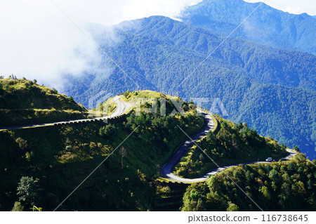 Old Silk Route of Sikkin in Sunny and Clear Weather 116738645