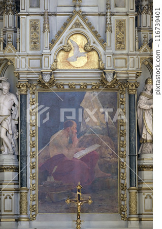 Altar of Saint Jerome in Zagreb cathedral Altar of Saint Jerome in Zagreb cathedral 116739401