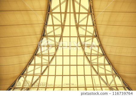 Interior of Suvarnabhumi airport. 116739764