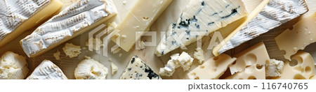 Assorted Cheese Platter with Grapes Blueberries and Walnuts 116740765