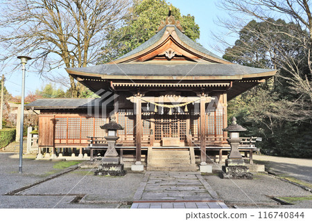 The precincts of Ohara Hachimangu Shrine, the main guardian shrine of Hita City, Oita Prefecture The precincts of Ohara Hachimangu Shrine, the main guardian shrine of Hita City, Oita Prefecture 116740844