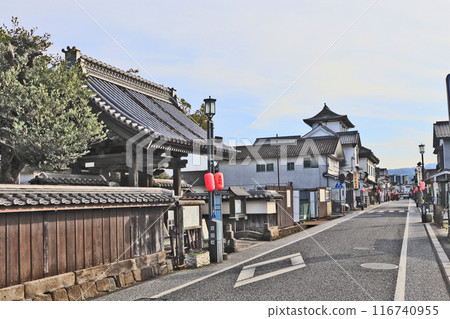 大分縣日田市的熱門旅遊景點豆田町的上町通 116740955