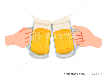 烤麵包，杯啤酒 116741149