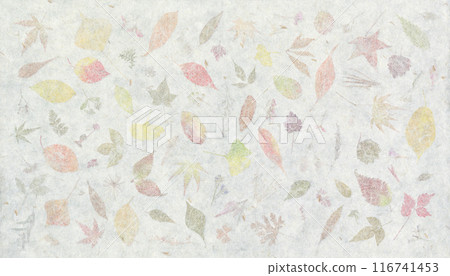 Beautiful, art-like nature paper in autumn colors 116741453