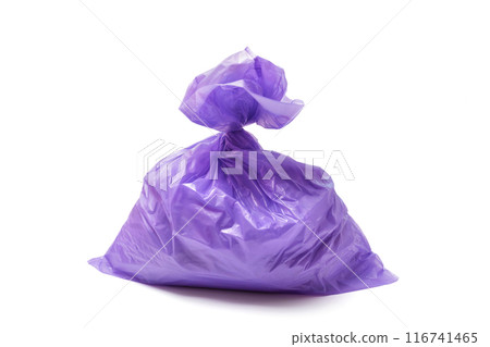 close up of a garbage bag on white background with clipping path close up of a garbage bag on white background with clipping path 116741465