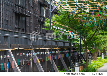 Summer at Hanroku Garden, decorated with wind chimes (Handa City, Aichi Prefecture) Summer at Hanroku Garden, decorated with wind chimes (Handa City, Aichi Prefecture) 116741680