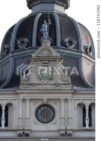 Facade detail Rathaus Town Hall, Graz, Styria, Austria 116741982